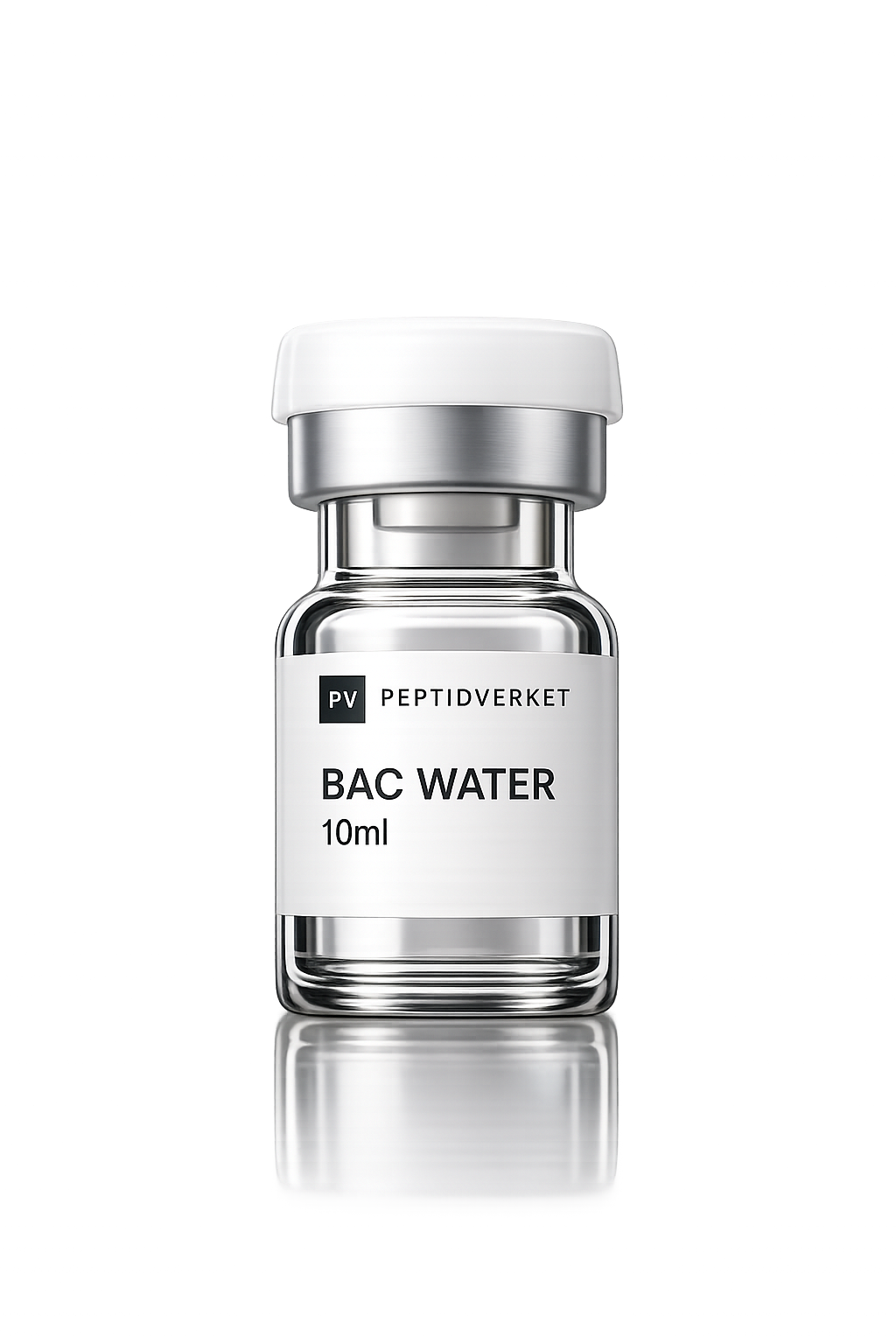 Bacteriostatic Water peptide vial — research-grade