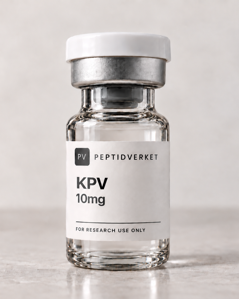 KPV 10mg Lyophilised peptide formulation · 10mg vial vial