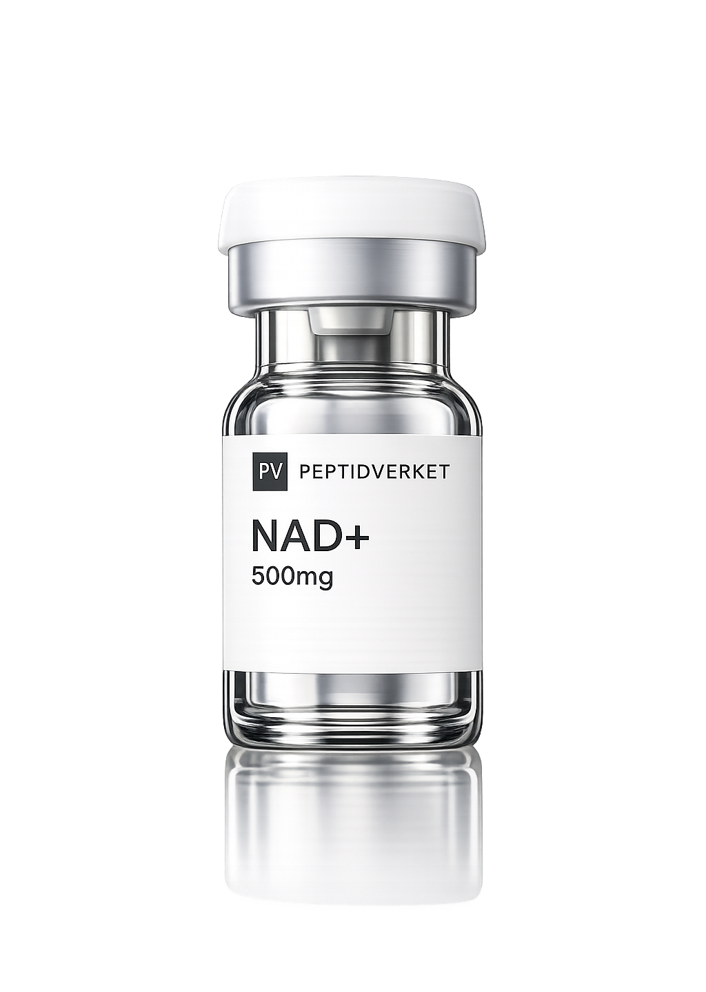 NAD+ 500mg peptide vial — research-grade