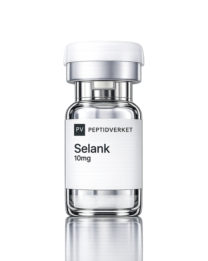 Selank 10mg Lyophilized peptide powder vial